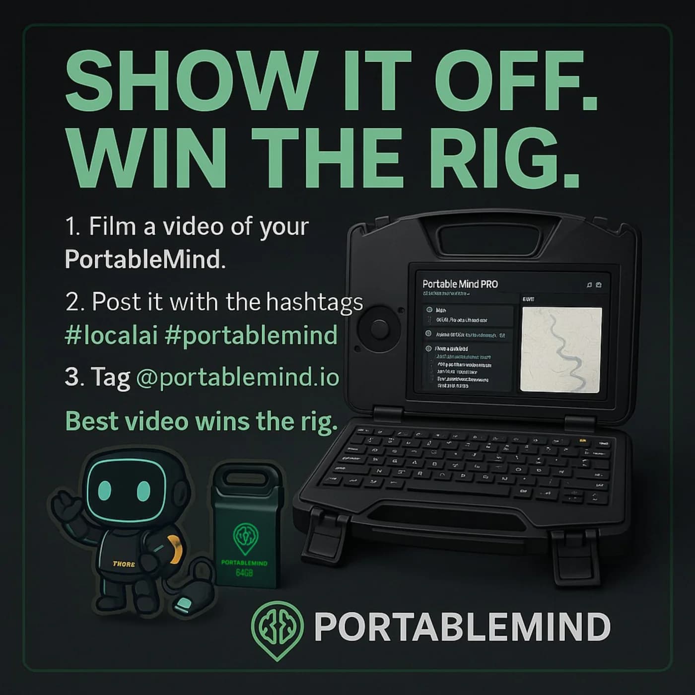 Show it off. Win the rig.