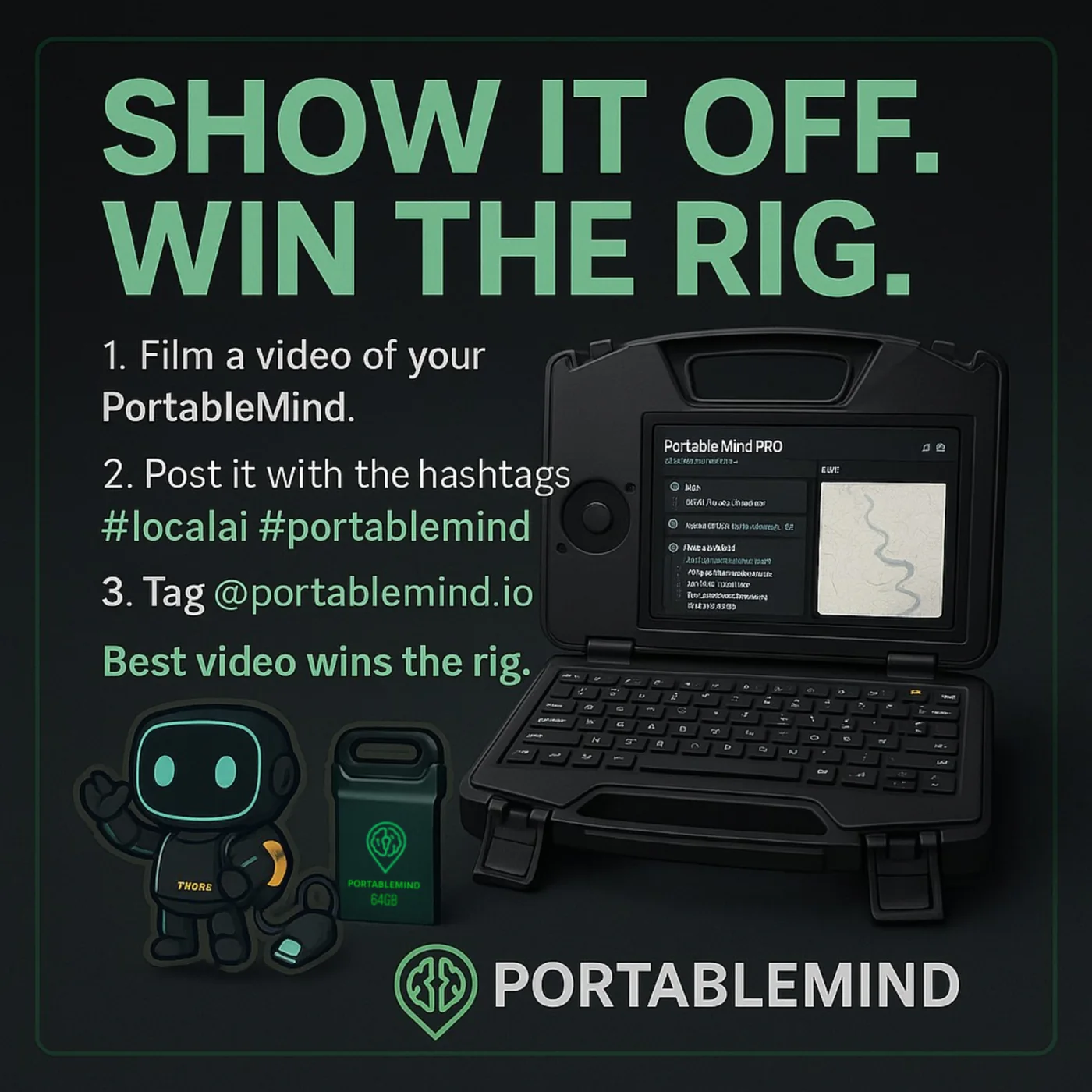 Show it off. Win the rig.